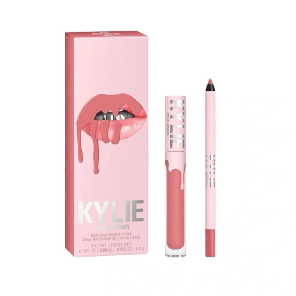 🆕💄KYLIE COSMETICS Matte Lip Kit - SNOW WAY BAE 302 Matte Liquid Lipstick liner